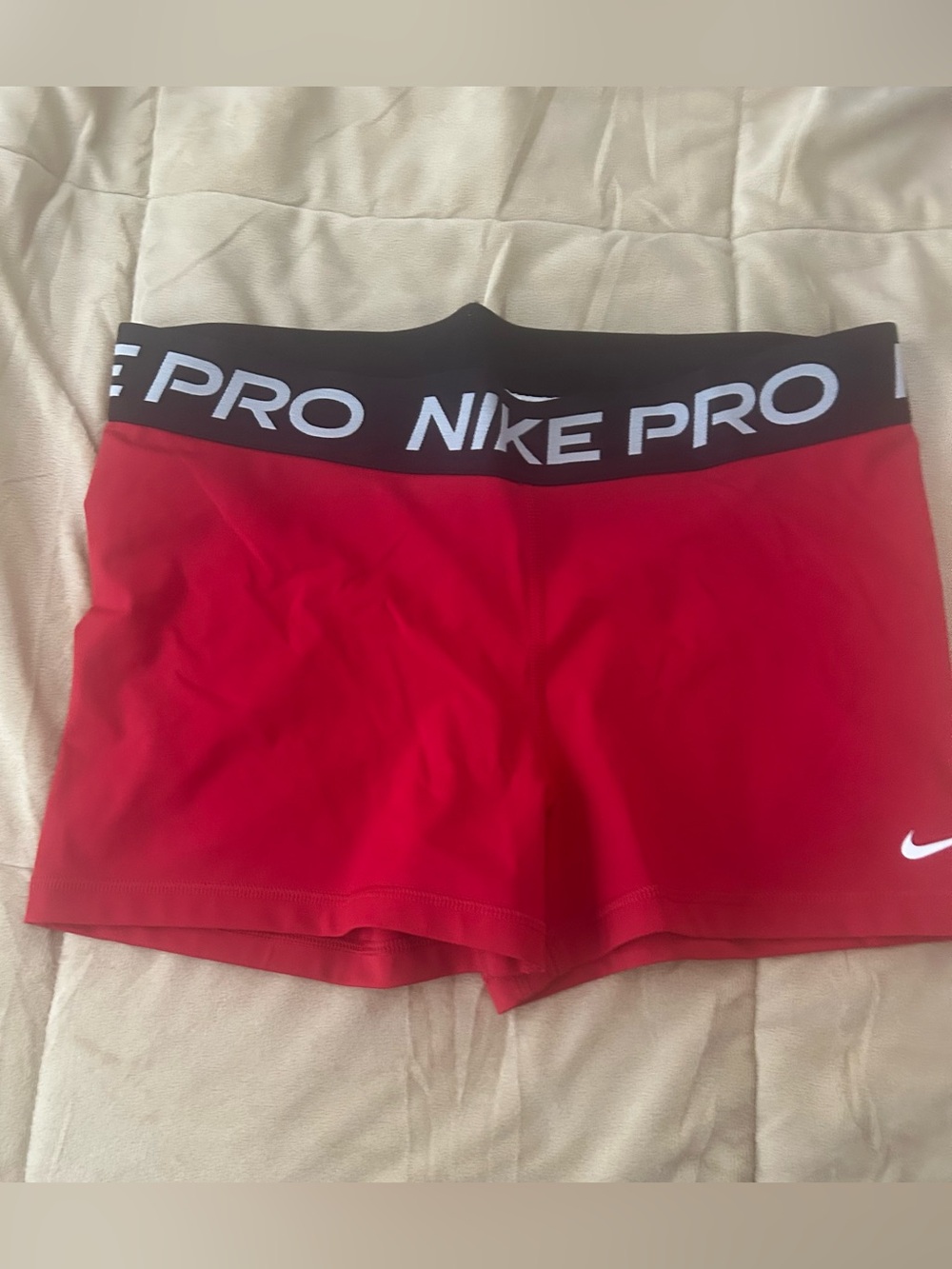Women’s Nike Compression Shorts Bundle-Blue, Neon Yellow, Peach, Red, Army Green - Picture 3 of 6